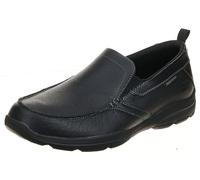 Skechers Men's Relaxed Fit Harper - Forde Black Leather Shoe