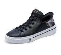 Skechers Snoop Dog:Snoop One-Og Baskets à enfiler mains libres pour homme, noir/blanc, 41.5 EU