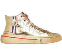 Skechers Men's Snoop Gold Canvas High-Top Trainers Or 7 (41) Male