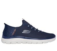 Skechers Men's Summits High Range Hands Free Slip-in Sneaker, Navy, 7 Wide