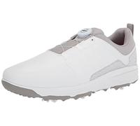 Skechers Men's Torque Waterproof Golf Shoe, Gray/Blue Sole, 9 Wide