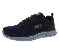 Skechers Men's Track Ripkent Sneaker, Navy Mesh Black Trim, 39.5 EU