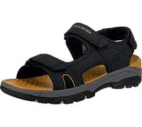 SKECHERS Men's Tresmen Hirano Open Toe Sandals, Noir/synthétique, 40