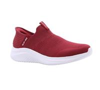 Skechers Homme Ultra Flex 3.0 Smooth Step Basket, Burgundy Knit Trim, 48.5 EU