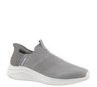 Skechers Homme Ultra Flex 3.0 Smooth Step Basket, Grey Knit/Trim, 41.5 EU