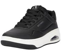 Skechers Men's Uno Court Low-Post Sneaker, Noir, 42.5 EU