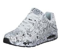 Skechers Men's VEXX: UNO-Process Sketch Sneaker, White/Black, 8