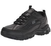 Skechers Men's Work Soft Stride Fambli Sneaker, Black, 9 W