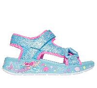 Skechers Mermaid Dreams Sandal Chaussures Moyen Width en Bleu, Pointure 35