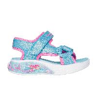 Skechers Mermaid Dreams Sandal - Marina Bliss Chaussures Moyen Width en Bleu, Pointure 26