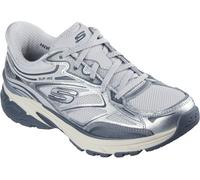 Skechers Baskets de Sport Stamina pour Femme, Argent, 41 EU, Argenté., 41 EU