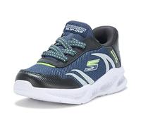 Skechers Meteor-Lights Brisk-Beams, Basket Garçons, Navy,
