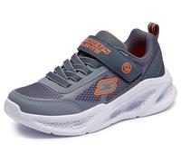 Skechers Meteor-Lights Krendox, Basket Garçons, Grey,