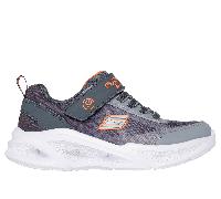 Skechers Meteor-Lights - Krendox Shoes Moyen Width en Gris Anthracite, Pointure 35