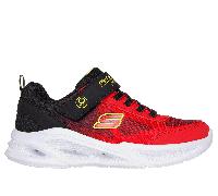 Skechers Meteor-Lights - Krendox Shoes Moyen Width en Rouge/Noir, Pointure 35
