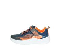 Chaussures Skechers Microspec Advance bleu marine orange garçon - 30