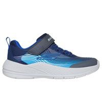 Skechers Microspec Advance Chaussures Moyen Width en Bleu Marine/Bleu, Pointure 34, Lavable en machine
