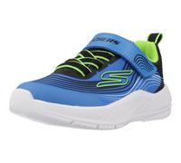 Skechers Microspec Advance Basket, Black/Lime, 23 EU