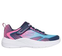 Skechers Microspec Advance - Oasis Point Shoes Moyen Width en Bleu Marine, Pointure 33, Lavable en machine