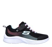 Skechers Microspec Enfant Chaussures De Sport Baskets Basses Fermeture Velcro Taille 32 Couleur Noir/Aqua