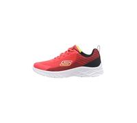Skechers Microspec II Vovrix Baskets, Red Textile Synthetic Black Trim, 40 EU
