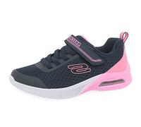 Skechers Microspec Max-Epic Brights Basket, Navy Mesh Hot Pink Trim, 26.5 EU