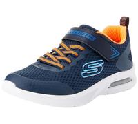 Skechers Microspec Max Vaptix Baskets, Navy Textile/Synthetic/Orange & Blue Trim, 31 EU