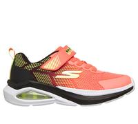 Skechers Microspec Max Velocity Chaussures Moyen Width en Orange/Noir, Pointure 32