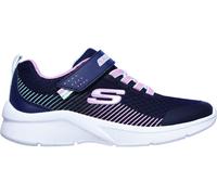Skechers Fille Microspec, Navy Mesh Lavender Mint Trim, 32 EU