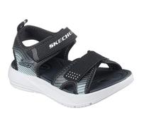 Skechers Microspec-Splash 407034L-BKSL, pour un garçon, Noir, des sandales 37