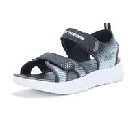 Skechers MICROSPEC-Splash Sandale, Noir/Argent, 21 EU