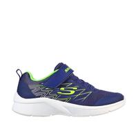 Skechers Microspec T Runners Baskets Chaussures De Course Garçons Couleur Bleu Marine/Lime Taille 28