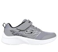 Skechers Microspec - Texlor Chaussures Moyen Width en Gris/Noir, Pointure 30