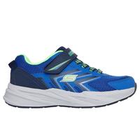 Skechers Microspec Tread Shoes Moyen Width en Bleu/Bleu Marine, Pointure 28, Lavable en machine