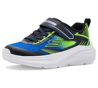 Skechers MICROSPEC Velocity Baskets pour garçon Synthétique/Textile/Bleu/Vert Citron Pointure 45