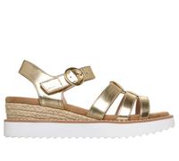 Skechers Miss Desert Kiss HI Chaussures Moyen Width en Doré, Pointure 30