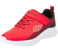 Skechers Mixte Enfant Garçons Shoes, Garniture Noire Synthétique Textile Rouge, 35 EU
