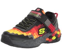 Skechers Mixte Enfant Mega-Craft 2.0, Black Red Textile Synthetic Red Orange, 33.5 EU
