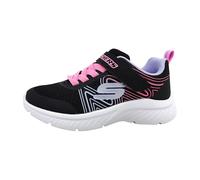 Skechers Mixte Enfant Microspec Plus Swirl Sweet Shoes, Noir, 34 EU