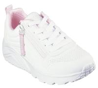 Skechers Mixte Enfant Street Girls, White Synthetic Trim, 34.5 EU