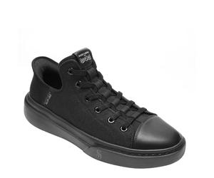 Skechers Mixte Snoop One Boss Life Canvas Basket, Noir, 45.5 EU