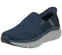 Skechers Mocassins à Enfiler D'lux Walker Orford pour Homme, Charbon, 42.5 EU