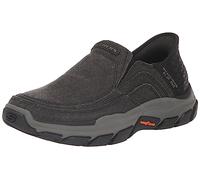 Skechers Mocassins à Enfiler Respected-Holmgren pour Homme, Noir, 41 EU