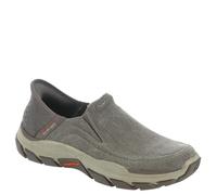 Skechers Mocassins à enfiler Respected-Holmgren pour homme Taupe 8,5 X-Wide