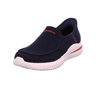 Skechers Chaussures Homme Delson 3.0 Cabrino à enfiler Navy Knit Bleu 45 EU