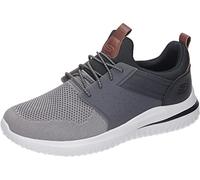 Skechers Baskets homme Delson 3.0 Cicada Gris/Noir Textile 48,5 EU