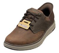 Skechers Mocassins Orell-Yates pour Homme, Cacao, 42.5 EU