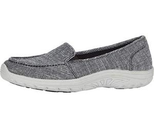 Skechers Mocassins Plats Reggae Fest-Manzanita pour Femme, Noir, 39 EU