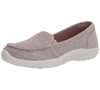Skechers Mocassins Plats Reggae Fest-Manzanita pour Femme, Taupe, 36 EU