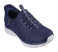 Skechers Modern Comfort Women's Active-Brilliant Baskets à Enfiler Mains Libres, Bleu Marine, 37.5 EU